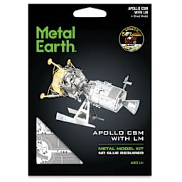 Metal Earth Space 3D Metal Model Kit - Apollo CSM with Lunar Module (package)