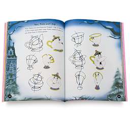 Learn to Draw Disney: Favorite Princesses - Steps to draw Mrs Potts and Chip