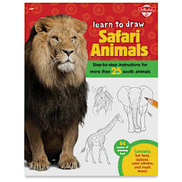 Learn to Draw Safari Animals - Front cover of Book
