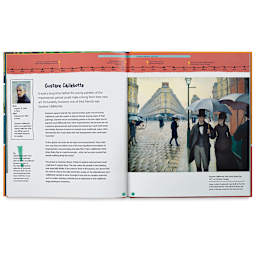 Impressionism: 13 Artists Children Should Know - Spread of Caillebotte's Rainy Day
