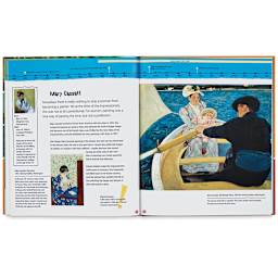 Impressionism: 13 Artists Children Should Know - Spread of Cassatt's The Boating Party
