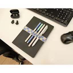 Kikkerland Inkerie Pen Holder Book Band - Blue