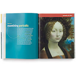 An Eye for Art - Spread about examining portraits
