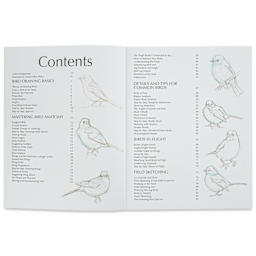 The Laws Guide to Drawing Birds, table of contents