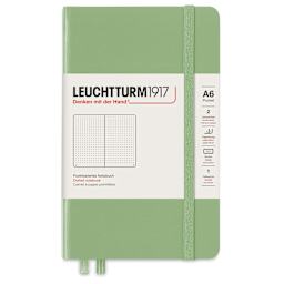 Leuchtturm1917 Dotted Hardbound Notebook - Sage, 3-1/2" x 6"