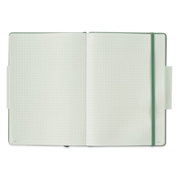 Leuchtturm1917 Dotted Hardbound Notebook (open to show paper)