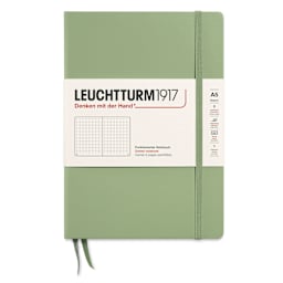 Leuchtturm1917 Dotted Hardbound Notebook - Sage, 5-3/4" x 8-1/4"