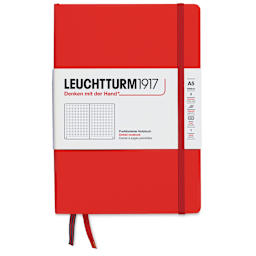 Leuchtturm1917 Dotted Hardbound Notebook - Fox Red, 5-3/4" x 8-1/4"