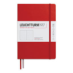 Leuchtturm1917 Dotted Hardbound Notebook - Cherry, 5-3/4" x 8-1/4"