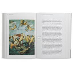 The Story of Art - Inside spread showing "The Triumph of Galatea"
