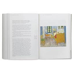 The Story of Art - Inside spread showing "Bedroom in Arles"
