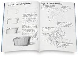 Pencil Drawing - Spread showing Basket drawing project