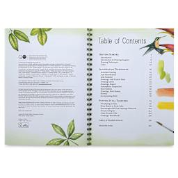 The Art of Botanical and Bird Illustration - Spread of Table of Contents
