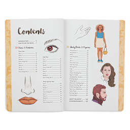 Walter Foster Ten-Step Drawing Book - People, table of contents