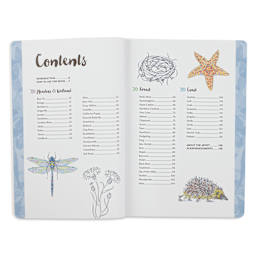 Walter Foster Ten-Step Drawing Book - Nature, table of contents