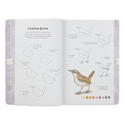 Walter Foster Ten-Step Drawing Book - Nature, Carolina Wren