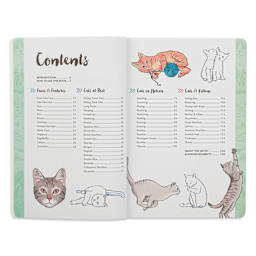 Walter Foster Ten-Step Drawing Book - Cats, table of contents