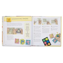 Clay Lab for Kids - Inside spread on making a wall hanging
