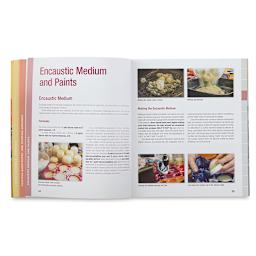 How to Create Encaustic Art - Spread discussing Encaustic Medium
