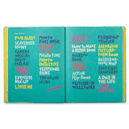 Go Photo! An Activity Book For Kids - Spread showing included Activities
