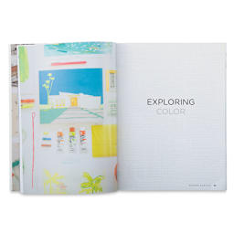 Modern Acrylic - Inside spread starting chapter titled Exploring Color
