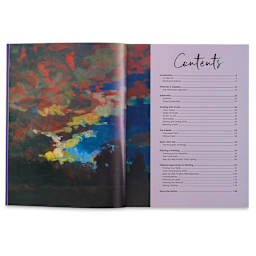 En Plein Air: Acrylic - Inside spread of Table of Contents
