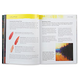 En Plein Air: Acrylic - Inside spread on working with Acrylics
