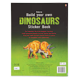Usborne Build Your Own Sticker Book - Dinosaurs, back cover