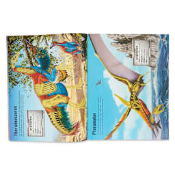 Usborne Build Your Own Sticker Book - Dinosaurs, Therizinosaurus and Pteranodon