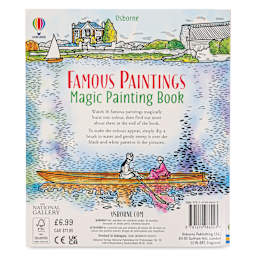 Usborne Magic Painting Book - Famous Paintings, back cover