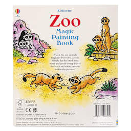 Usborne Magic Painting Book - Zoo, back cover