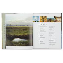 The Elements of Landscape Oil Painting - Inside spread of Table of Contents
