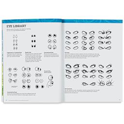 Monster Factory - Inside spread showing the Eye Library
