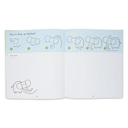 Usborne Step-by-Step Drawing Book, how to draw an elephant