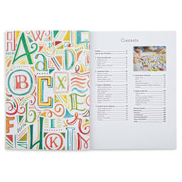 The Complete Photo Guide to Hand Lettering and Calligraphy - Spread of Table of Contents
