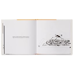 Jackson Pollack Splashed Paint and Wasn't Sorry- Spread showing Stick figure pouring paint