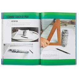 The Art of 3D Drawing - Spread on Drawing the Leaning Tower of Pisa
