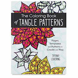 The Coloring Book of Tangle Patterns - Front Cover of book