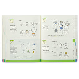 How to Draw Almost Every Day - Spread with projects of Cicadas and Fish