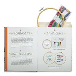 Cross Stitch The Golden Girls - Components of Kit partially removed from package