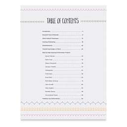 Empowered Embroidery (Table of Content)