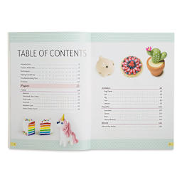 Polymer Clay for Beginners - Spread of Table of Contents
