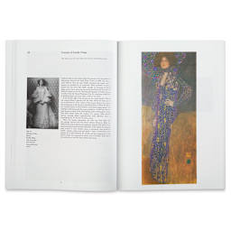 The Colour Library: Klimt-pages 76-77 showing copy and artwork