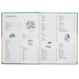 The Complete Beginner's Guide to Drawing - Spread of Table of Contents
