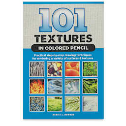 101 Textures in Colored Pencil - Front cover of book