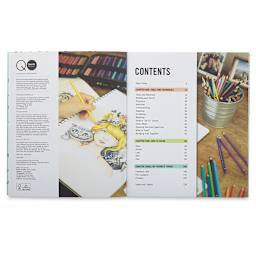 Love Colored Pencils - Inside spread of Table of Contents