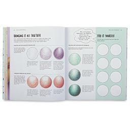 Love Colored Pencils - Inside spread about Drawing Spheres