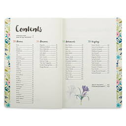 Ten-Step Drawing: Flowers - Spread of Table of Contents
