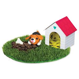 Klutz Mini Clay World Pet Adoption Truck, Dog with House