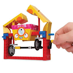 Klutz LEGO Gear Bots Kit - finished knucklehead